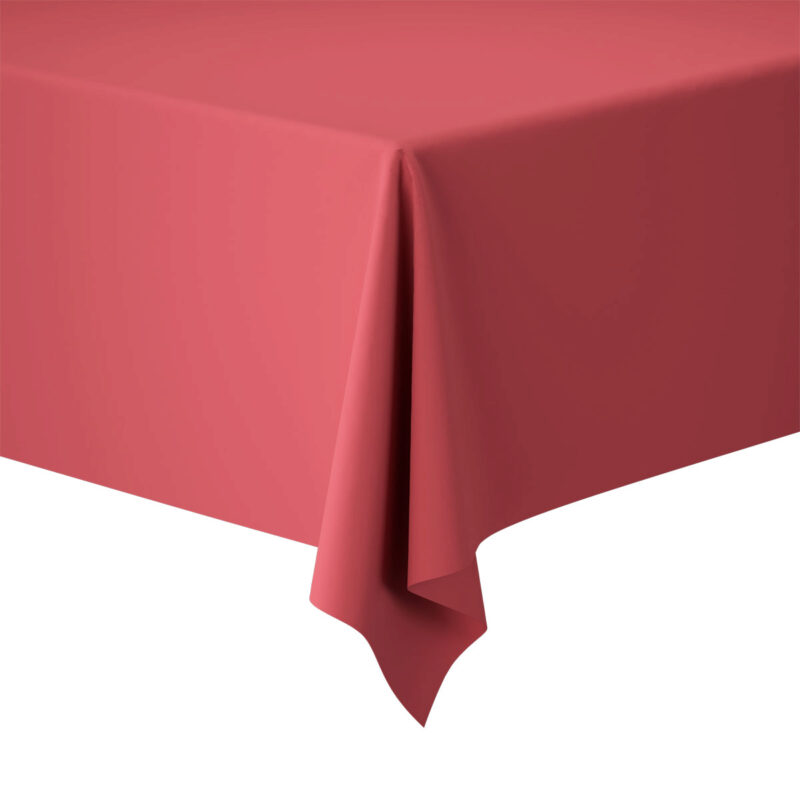DUNI RED BORDEAUX TABLECLOTH 1.18M X 10M