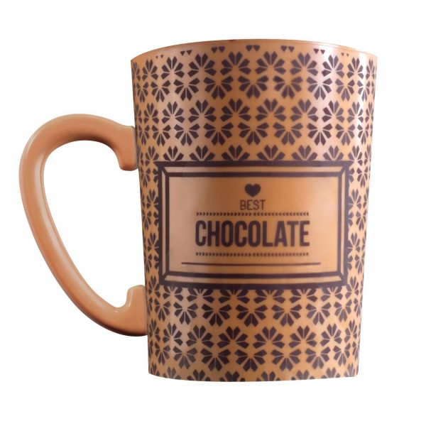 070188 PCB FEUILLES IMPRIMÉES BEST CHOCOLATE POURMUGS 25,35X11 CM 10PCES ***S/CD***