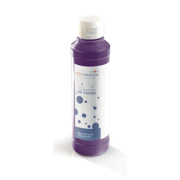 065303 PCB VIOLET COLOURED COCOA BUTTER (CARROT, HIBISCUS) 200 G ***S/CD***