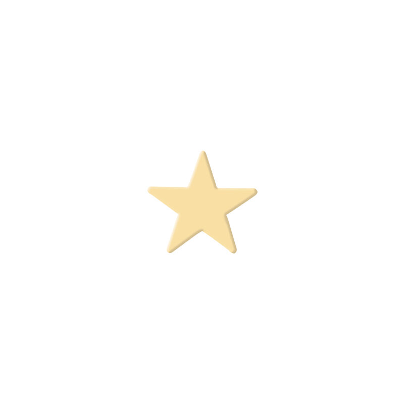 2021521 WHITE CHOCOLATE STAR 2.5CM 175 PCES ***S/CDE***