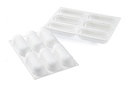 SILIKOMART - MOULE SILICONE - ECLAIR 129 X 40MM H 35MM VOL 140ML CURVEFLEX