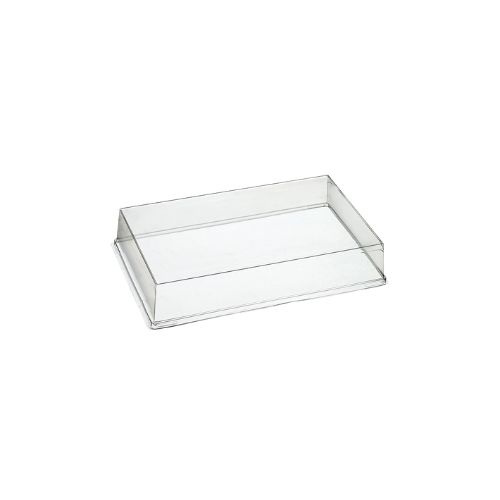 COUVERCLE TRANSPARENT POUR PLATEAU QUARTZ PULPE DE CANNE GN1/4 26,9X16,6X5,1CM 25PCS 