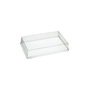 TRANSPARENT LID FOR QUARTZ TRAY CANE PULP GN 1/4 26.9X16.6X5.1CM 25PCS 