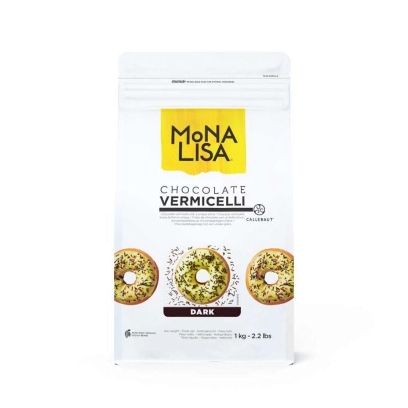 CALLEBAUT CHD-VR-Z2S-E0-U68 (MONA LISA CHD-VR-1Z2-E0-U68) GRANULES CHOCOLAT  FONDANT  1KG