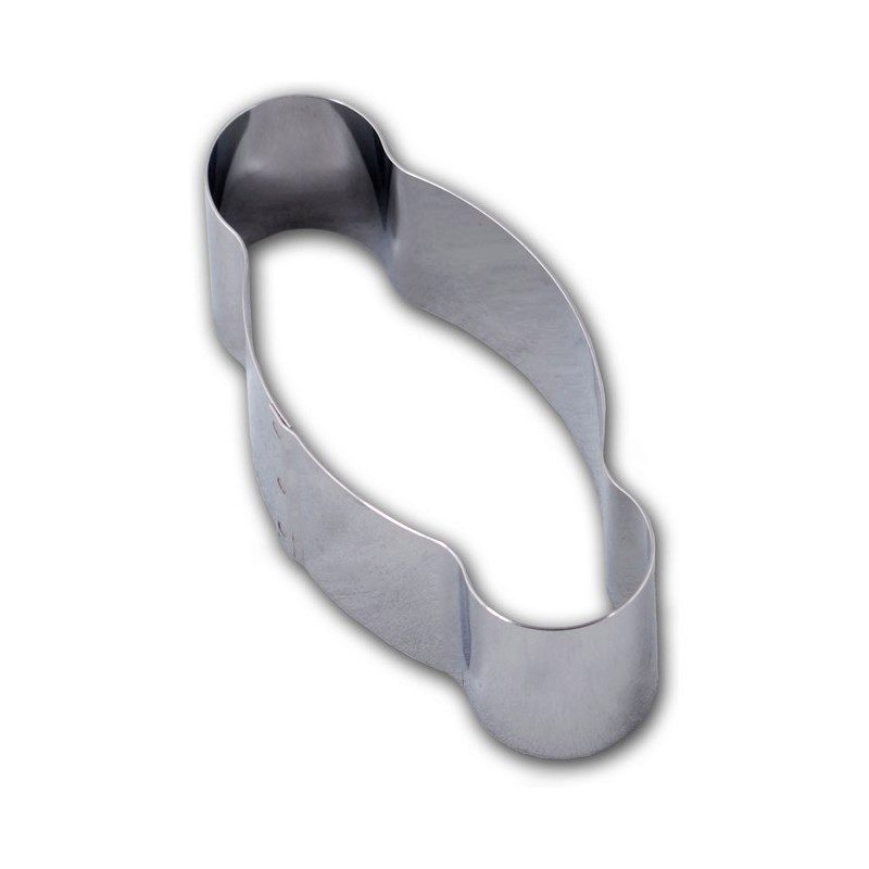 COUGNOLS CIRCLE IN STAINLESS STEEL 18 X7 CM H 3.2