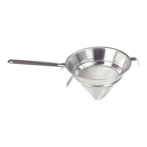 PASSE-SAUCE/CHINOIS CONIQUE DIAM 21CM INOX 18/10TOILE METALLIQUE