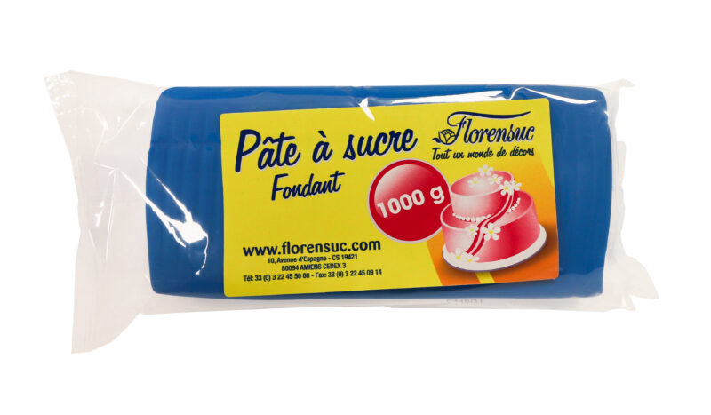 25473 PATE A SUCRE EN 1KG BLEU