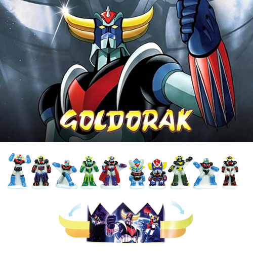 100PCS "GOLDORAK" SANTONS + CROWNS ***NEW 2025***