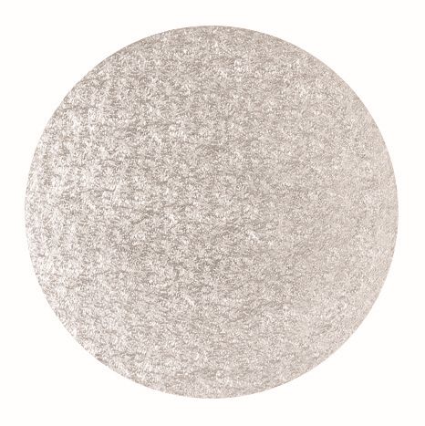 FUNCAKES PLATEAU ROND ARGENT HAUTEUR 13MM Ø 35CM 