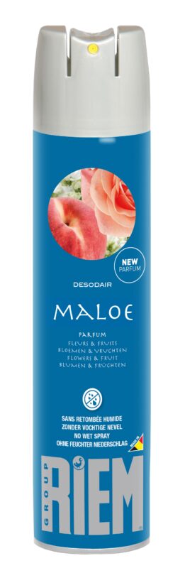 RIEM DESODAIR “MALOE” BLAUW 300ML