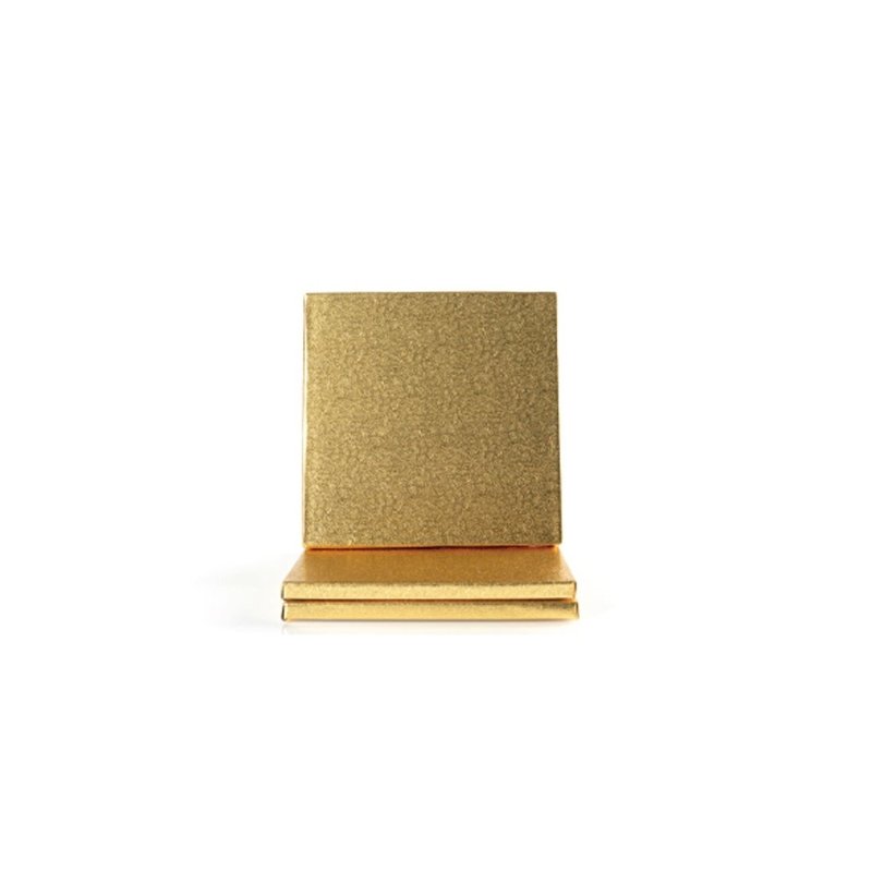*FF*1030429 COMPOSANT OR GÂTEAU CARRÉ 20 CM 1PCS ***S/CDE***