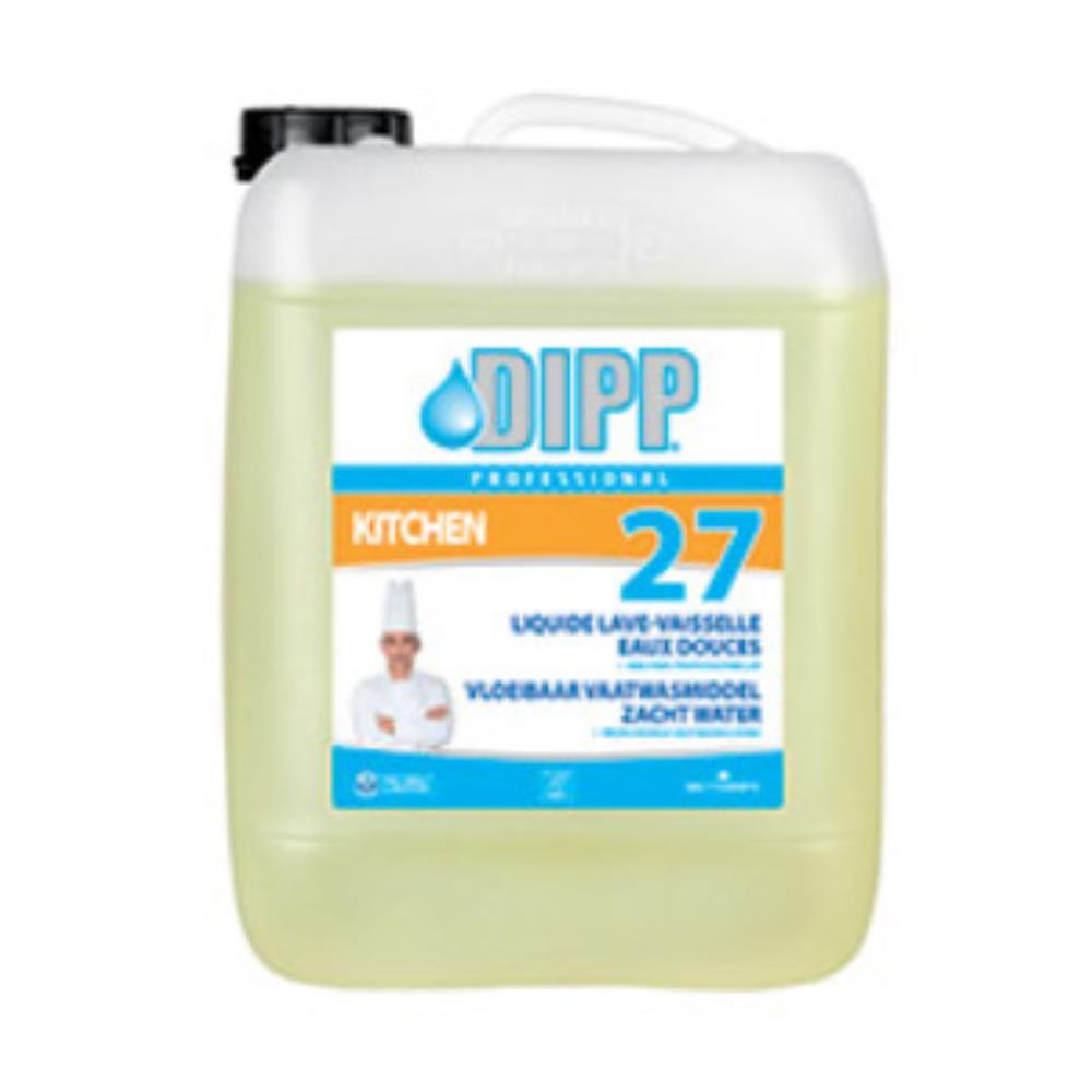 DIPP 27 LIQUIDE LAVE VAISSELLE EAUX DOUCES 10L