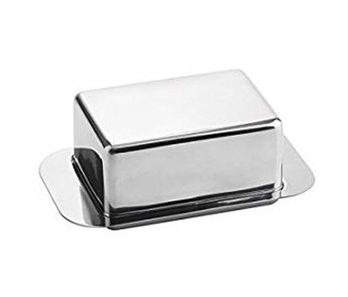 WEIS BEURRIER INOX A/CLOCHE INOX 19X11.5XH7CM