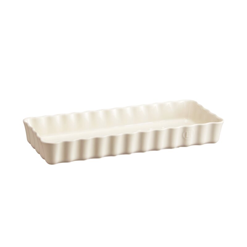 EMILE HENRY KANEEL TAARTVORMPJE KLEI 36X15XH4CM WIT