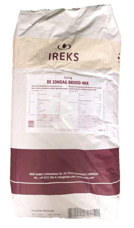 IREKS MIX PAIN 7DIMANCHE/SUNDAY BREAD 25KG