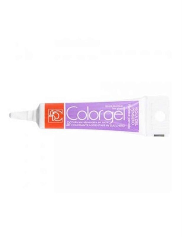 KLEURSTOF GEL PAARS 20GR =BUIS