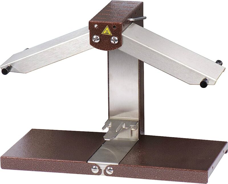 LA BREZIERE "BRONZE" RACLETTE 2 RAMPES 1/4 ROUE 900 WATTS - INOX/ACIER PEINT