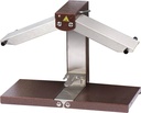LA BREZIERE "BRONZE" RACLETTE 2 RAMPES 1/4 ROUE 900 WATTS - INOX/ACIER PEINT