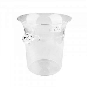 LACOR TRANSPARENT ACRYLIC CHAMPAGNE BUCKET 3.5L22XH21CM -2 HANDLES