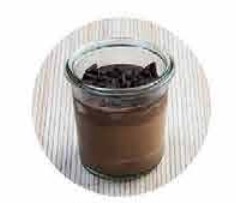MEKABE 2440621 VERRINE MOUSSE CHOCOLAT CARAMEL BEURRE SALÉ 30 X 140ML