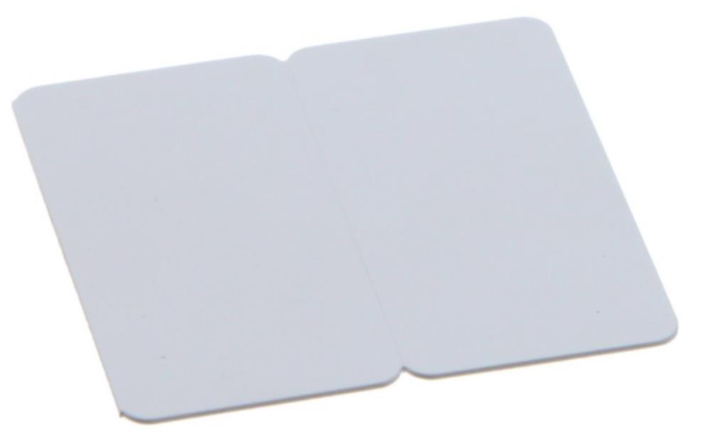 EDIKIO TRI-CARTES SÉCABLES EN 3 PARTIES PVC BLANC 0.76MM ACCES/FLEX/DUPLEX  PAQUET DE 100 PCES