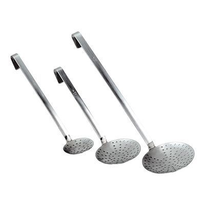 ECUMOIRE HOTEL INOX 18/10 - 8 CM - L28CM