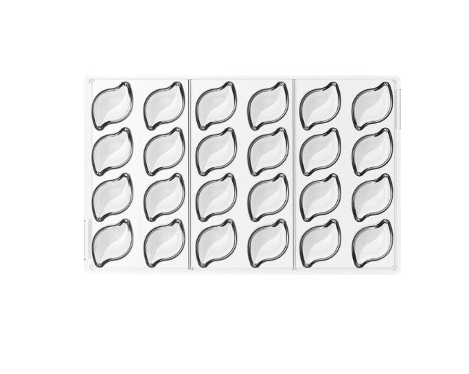 SILIKOMART PRALINE MOLD TRITAN CH039 RIFLESSO P N.24 4.4X2.8XH1.5CM