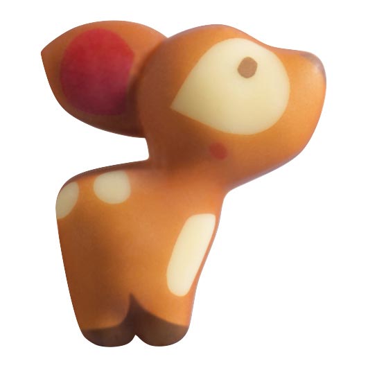 PCB Faons WC 3,9x3,4 cm 96 stuks ***s/cd***