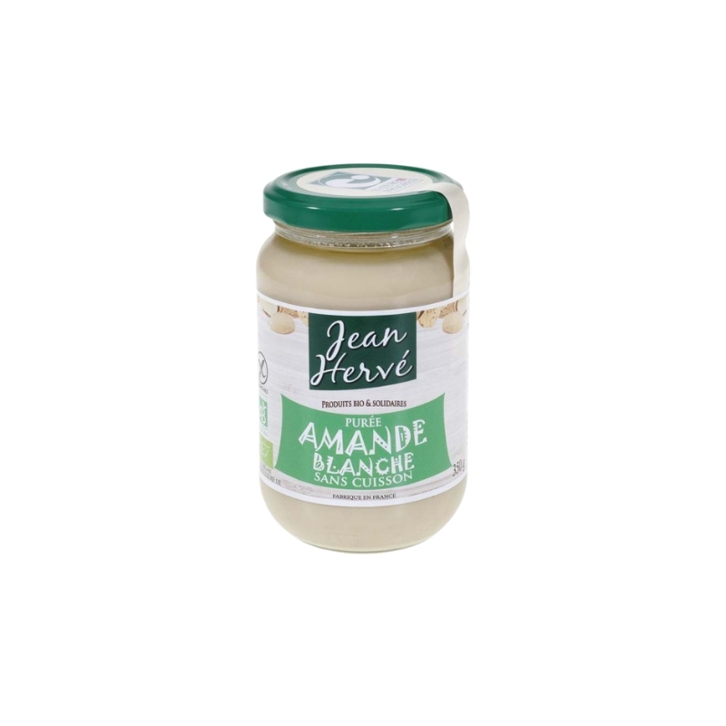 JEAN HERVÉ BIOLOGISCHE WITTE AMANDELPUREE ZONDER KOKEN 350GR