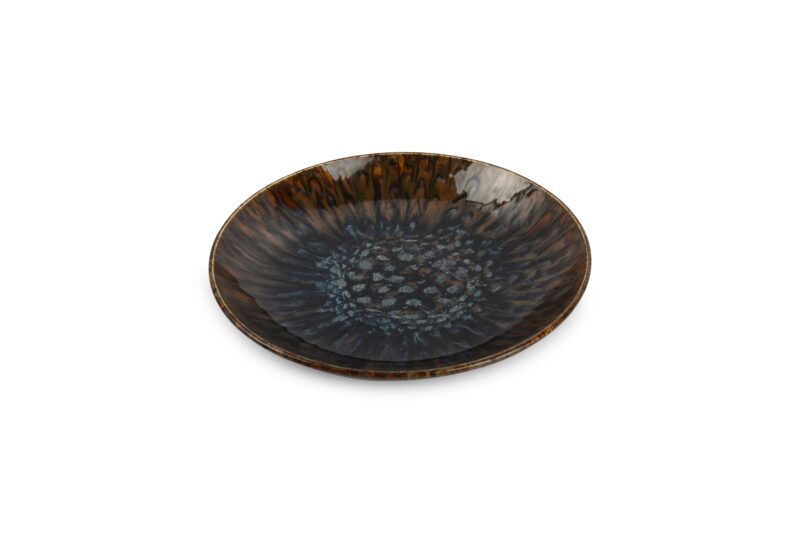 BONBISTRO RESTO BRUN/BLEU ASSIETTE CREUSE 26XH4.5CM - 743025