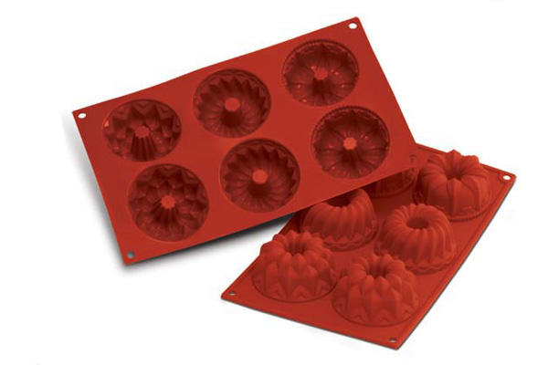 SILIKOMART SF061 MOLD 6 FANTASY Ø75 HT 40MM 100ML NON-STICK GN1/3 -50° TO 250°