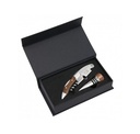 *FF*LE CREUSET SOMMELIER STAINLESS STEEL/WOOD & STOPPER GS190