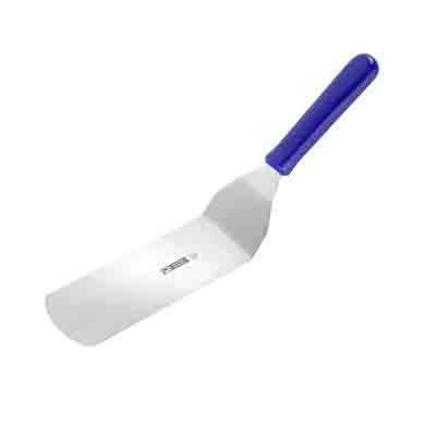 PELLE A PIZZA EN INOX MANCHE BLEU 19X7.5CM