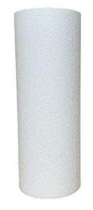 TUBE-CYLINDRE EN POLYSTYRÈNE DIAM 10CM LONGUEUR 1M