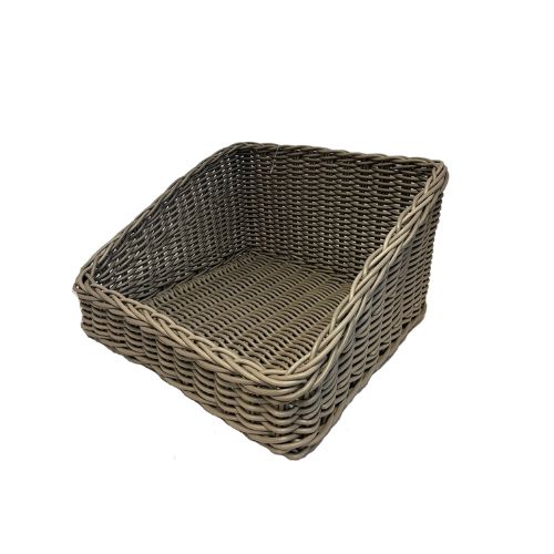 GRIJZE COMPOSIET MAND SCHUIN 32*40 9 VOORKANT/25 AR CM