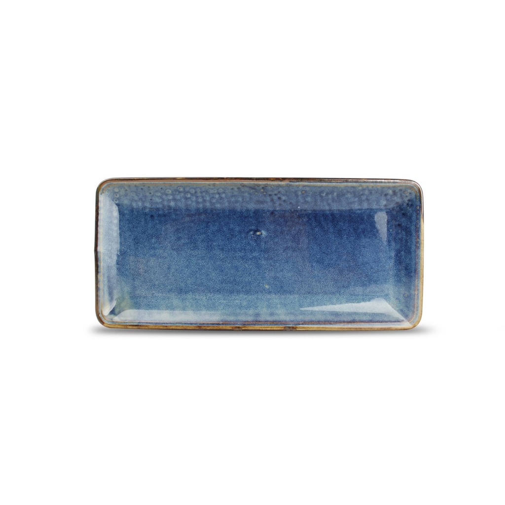 F2D NOVA BLUE ASSIETTE RECT. 14XHT3CM - 604115