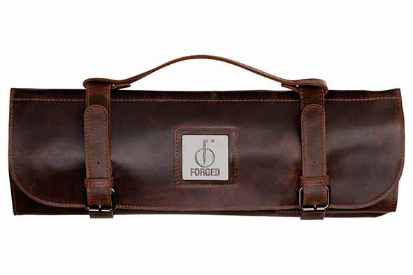 FORGED ESSENTIALS GAINE ROULEAU CUIR BRUNE  16X43X4CM