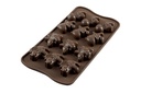 +MOULE A PRALINE EN SILICONE BRUN DINO SCG16