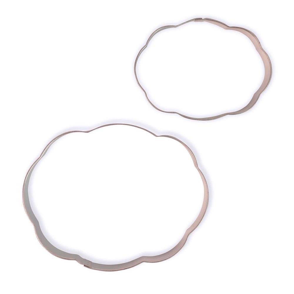 PME SET 2 EMPORTE-PCES "PLAQUE" STYLE 3 85X62MM ET 115X95MM