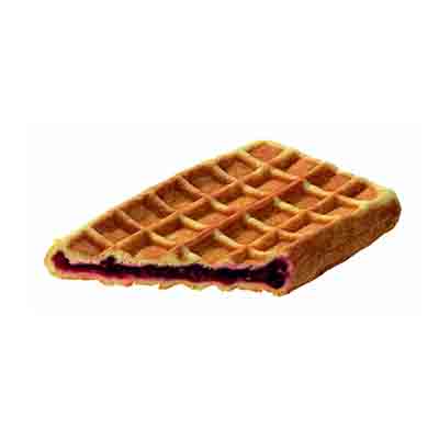 VAMIX A20 GAUFRE FOURREE CERISES 14X8CM CUIT 24X160GR