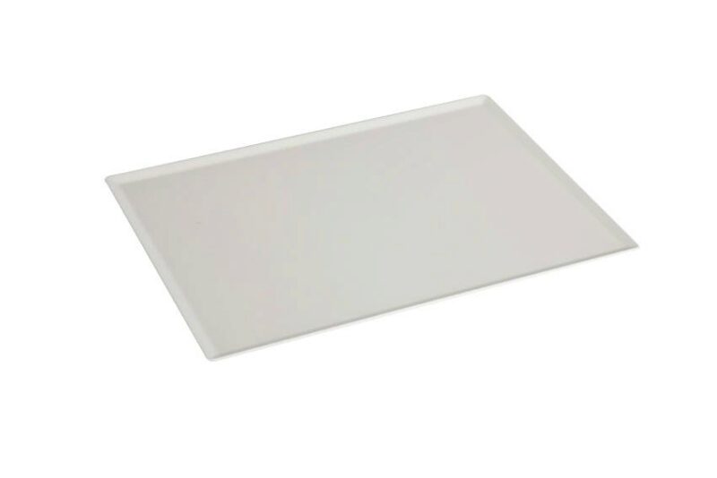 WHITE PLEXI TRAY “SMOKE” 30X20CM H5MM