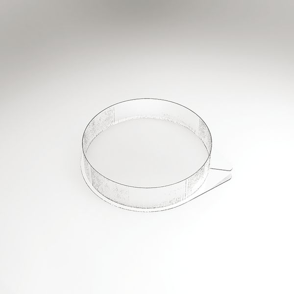 070554 PCB ROUND FLAT ENTREMET MOULDS FOR 100 PIECES Ø 18 CM D. 4 CM 100PCES ***S/CD***
