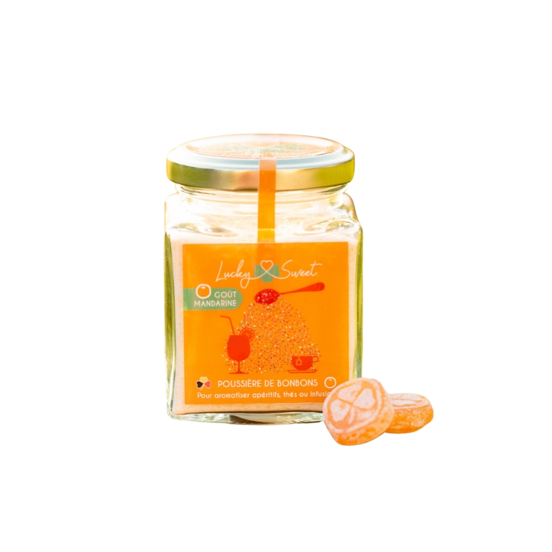 *FDS*BONBON LUCKY SWEET POUSSIERE DE MANDARINE 150GR