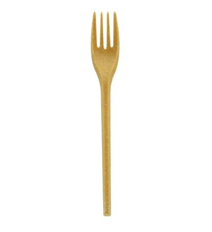 FOURCHETTE REUTILISABLE EN BOIS COMPOSITE 18CM 50PCES