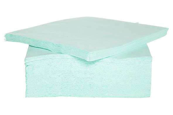 C&T PROF NAPKIN WATER GREEN AQUA 38X38CM 40PCS