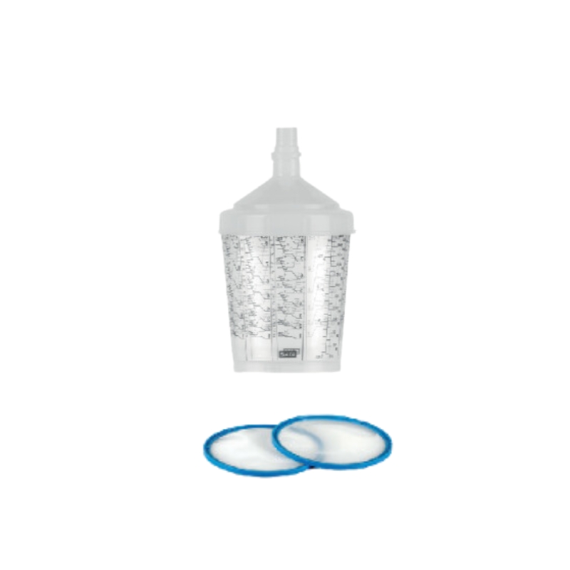 SGI KIT DE 10 GODETS ET TAMIS RPS 0,3L POUR PISTOLET SATA