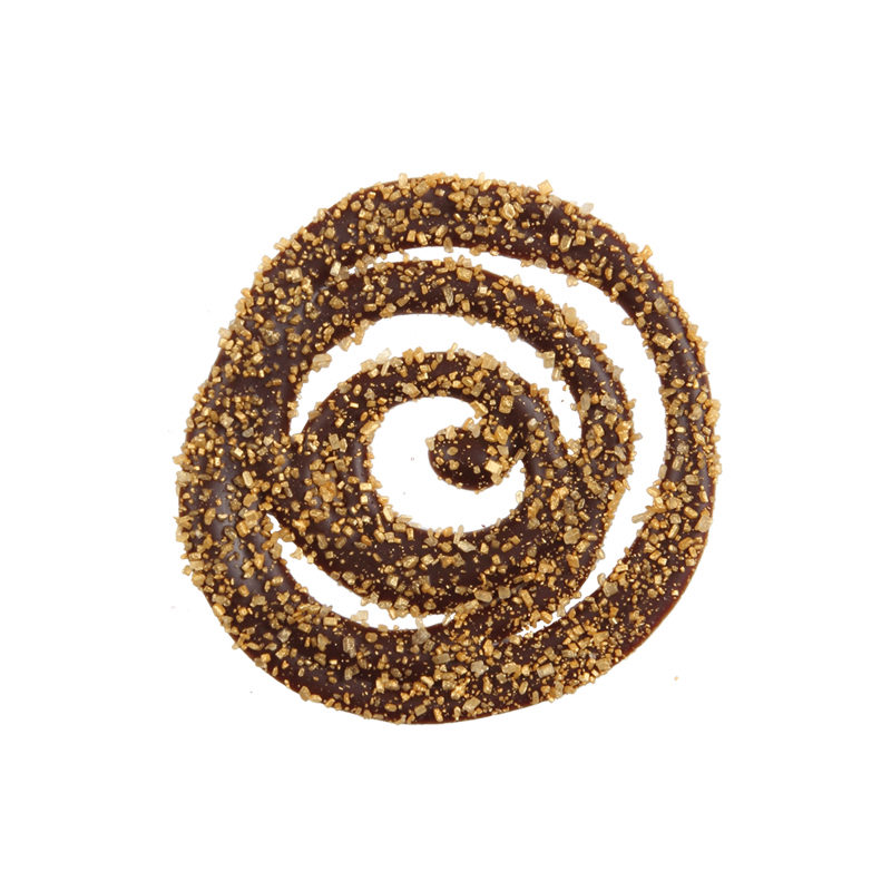 34928 KLEINE SPIRAAL MET GOUD 100 STUKKEN = DOOS