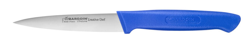 FISCHER PARING KNIFE 10CM BLUE OVERMOLDED HANDLE 6337-10