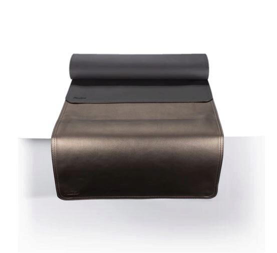 PAVELINNI CHEMIN DE TABLE REVERSIBLE 45X120CM METALIK GUNMET/ANTHRACITE 1011/0007