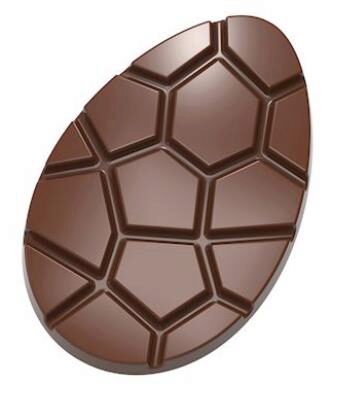 MOULE À CHOCOLAT TABLETTE ŒUF DE PÂQUES CW12028 1X2 -- 100GR